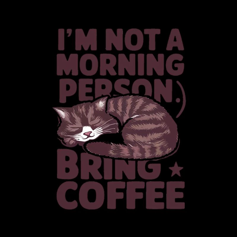 Ich bin kein Morgenmensch. Bring Kaffee mit.