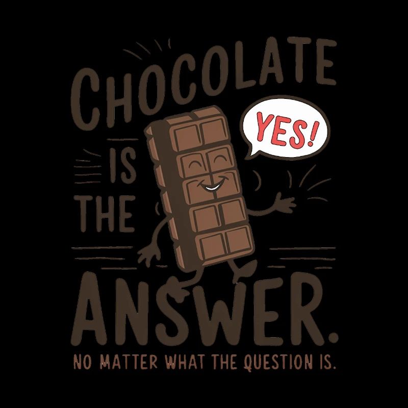 Chocolate is the answer. No matter what the question is