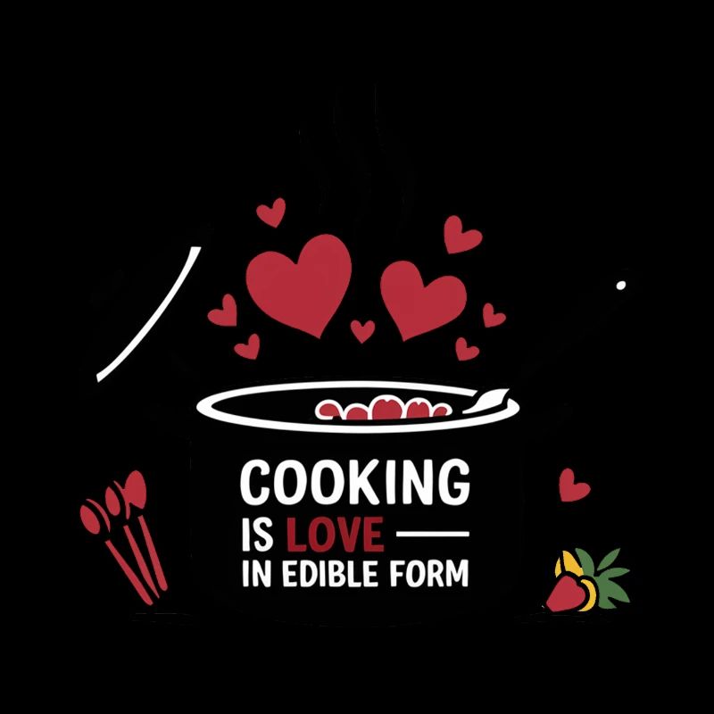 La cuisine, c’est l’amour sous forme comestible.