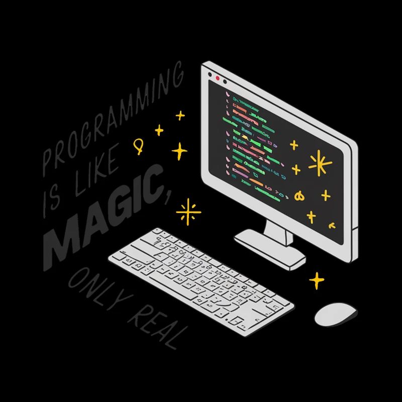 Programming is like magic, only real.