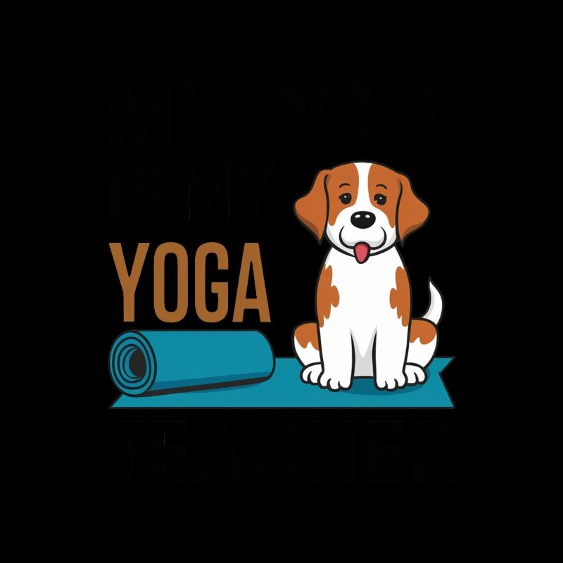 Mon chien est mon prof de yoga