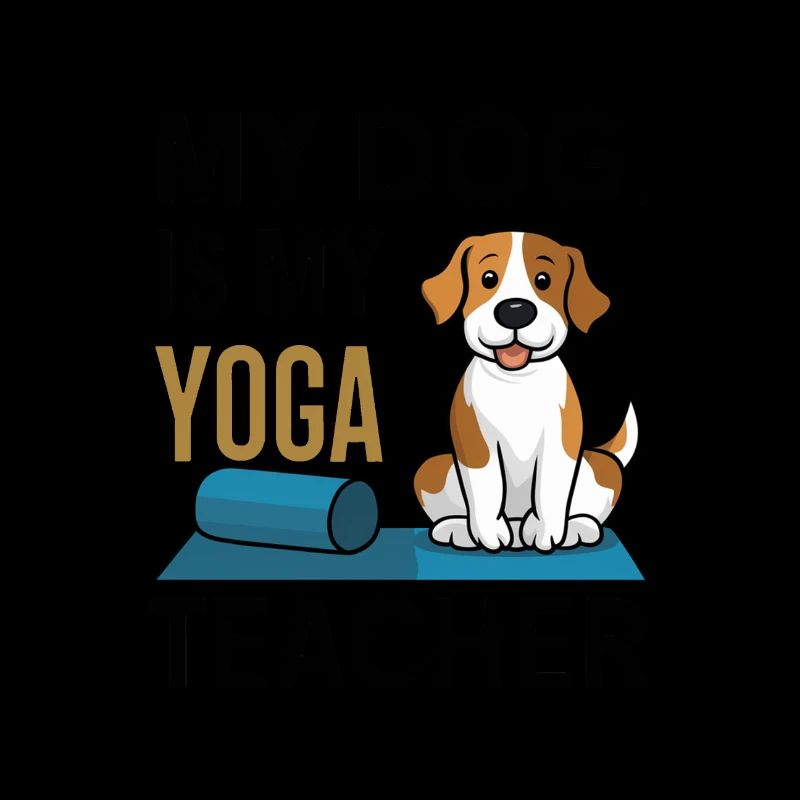 Mon chien est mon prof de yoga