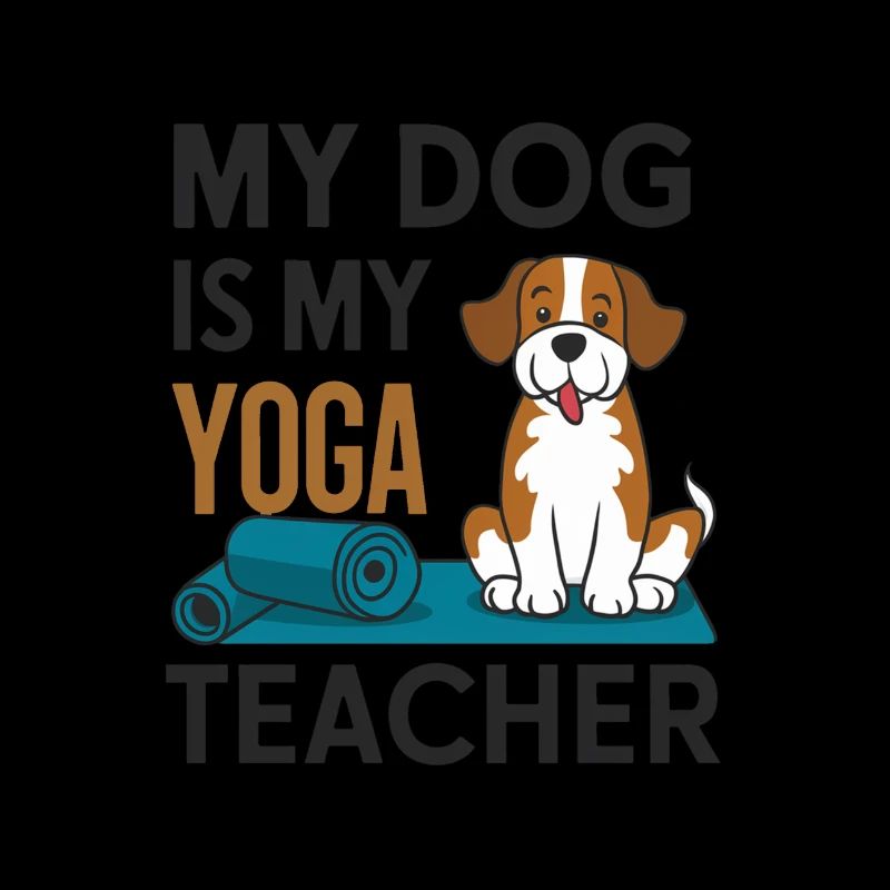 Mon chien est mon prof de yoga