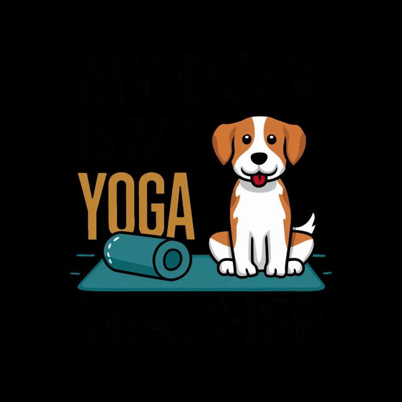 Mon chien est mon prof de yoga
