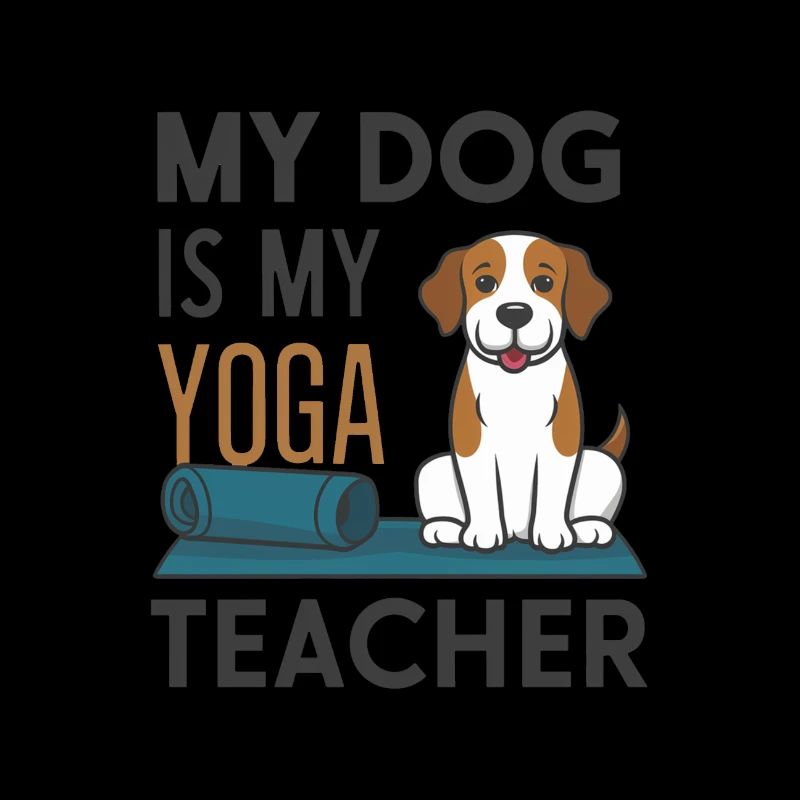 Mon chien est mon prof de yoga