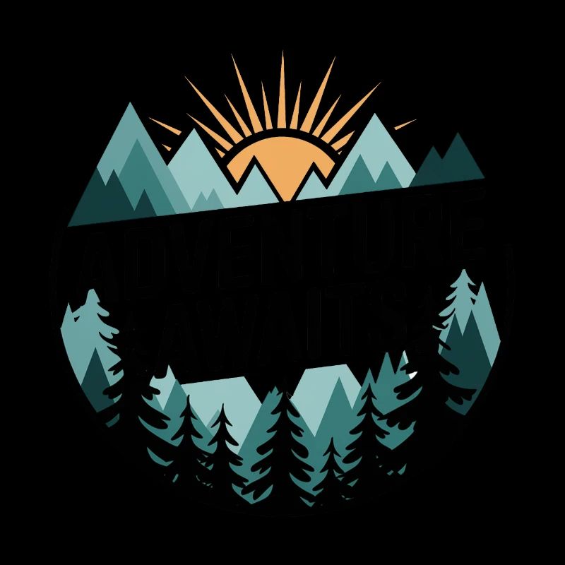 L’aventure vous attend – Panorama de montagne