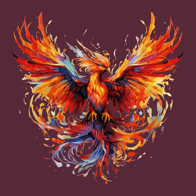 Phoenix Phoenix Fire Flames Bird Mythology