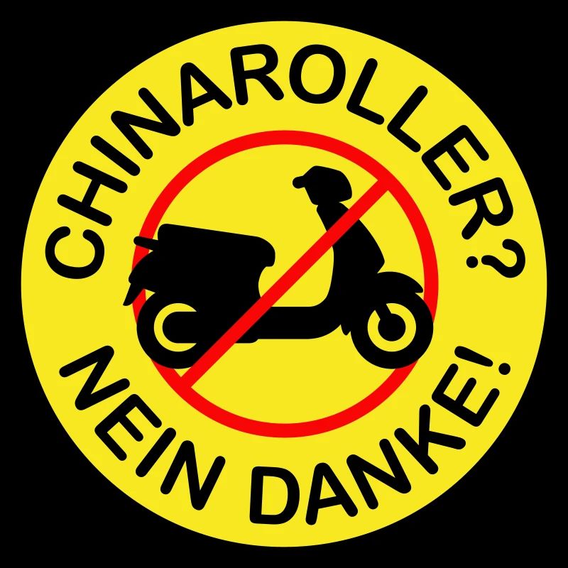 Chinaroller? Nein Danke! (3-farbig)