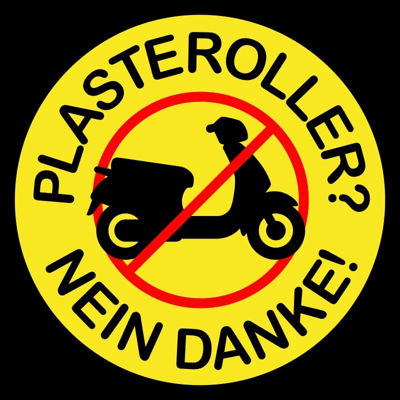 Plasteroller? Nein Danke! (3-farbig)