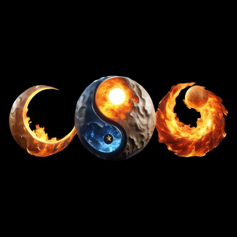 Planets on fire
