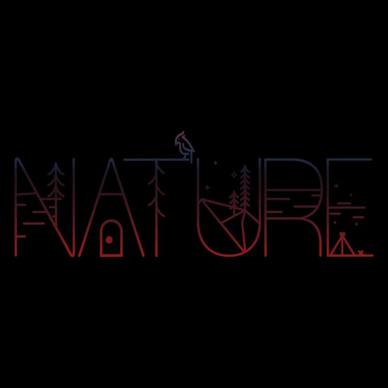 Conception créative de la nature