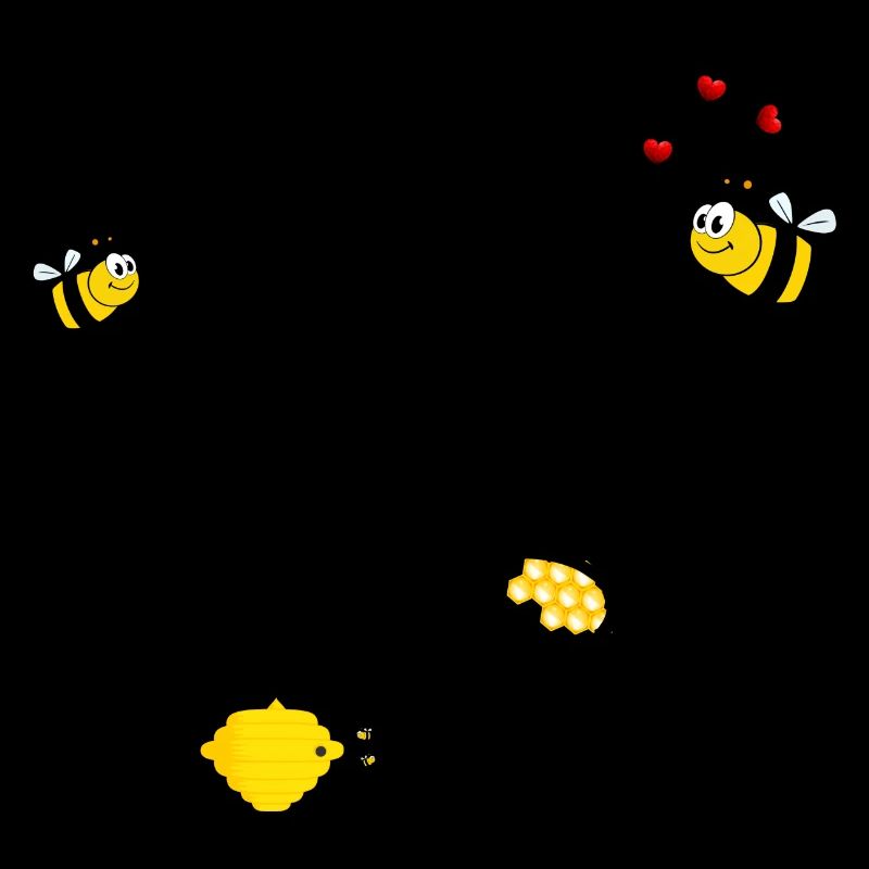 Abeille heureuse