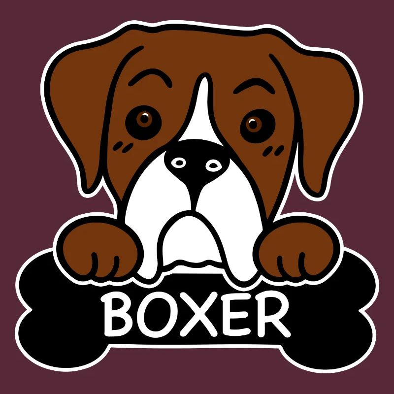 Boxer und Knochen