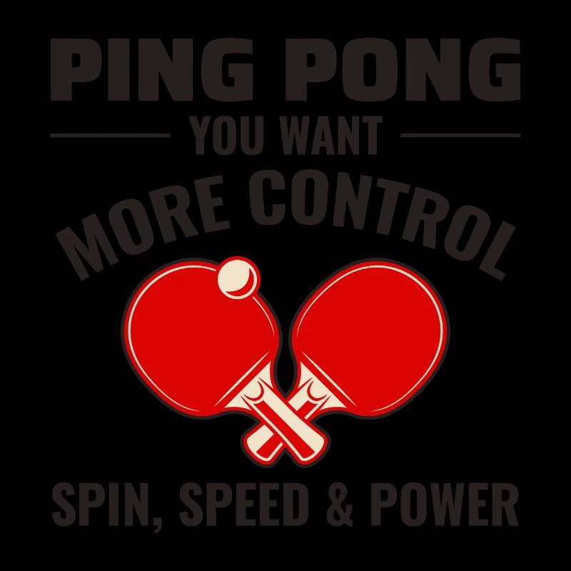 Ping Pong Master Entraîneur de Tennis de Table Paddle Player