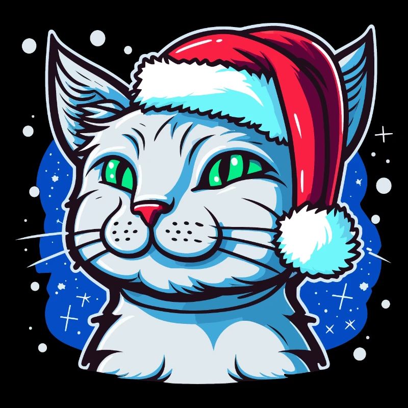 Illustration de chat de l’Avent mignon, l’Avent idéal
