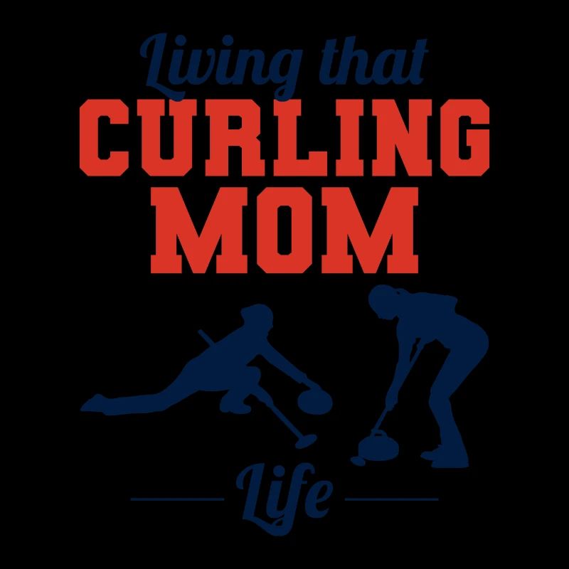 Curling Mama Winter Eissport Curler Muttertag