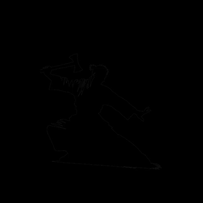 Axt Werfen Ninja Axt Werfer Schwarzgurt Lustig