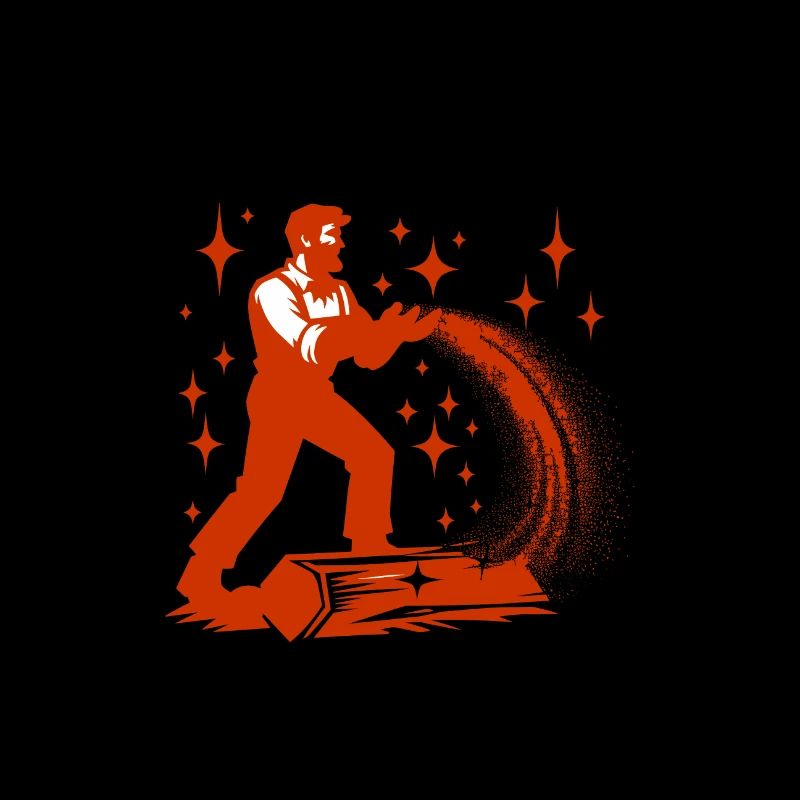 Bûcheron menuisier bûcheron sciure de bois drôle