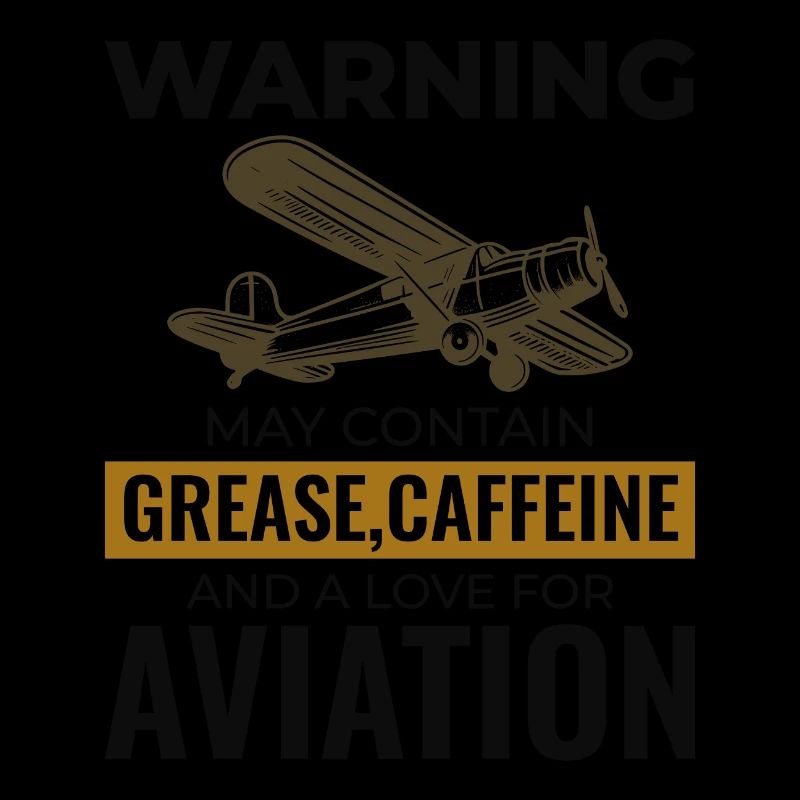 Aircraft Mechanic Aviation Technician Coffee Humor