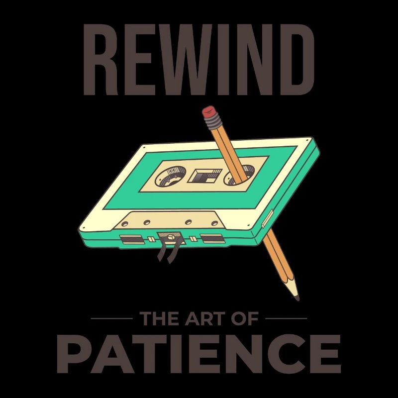 Cassette Tape Rewinding 80s Nostalgia Retro 1980s