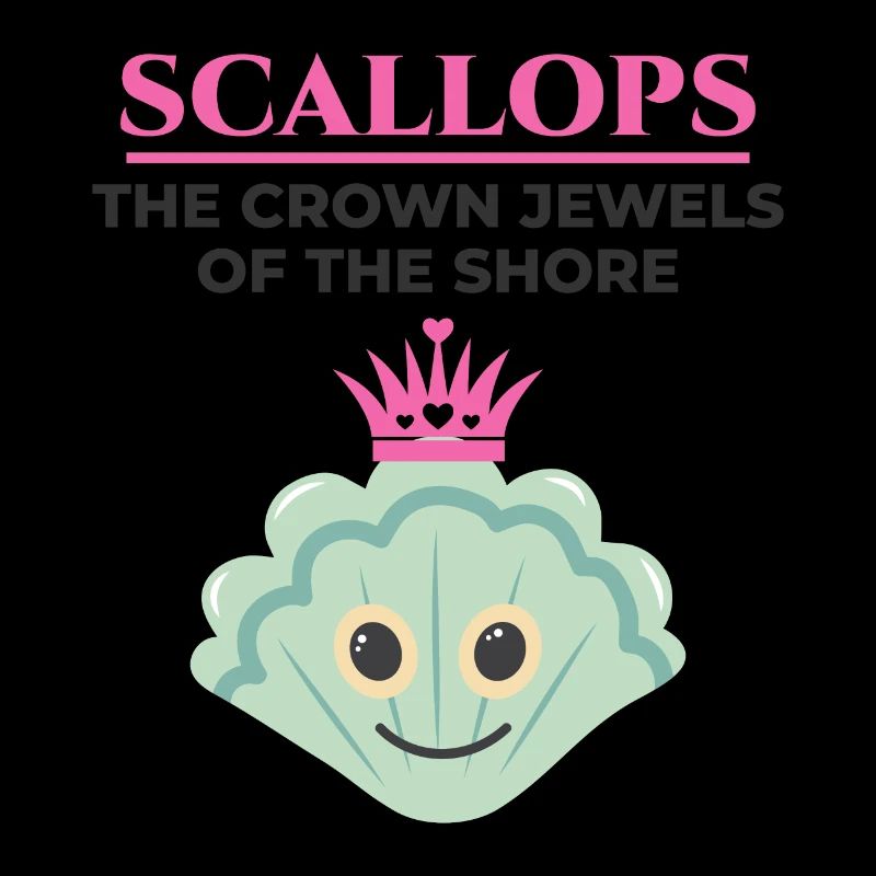 Scallop Seashells Collector Beachcomber Shellfish