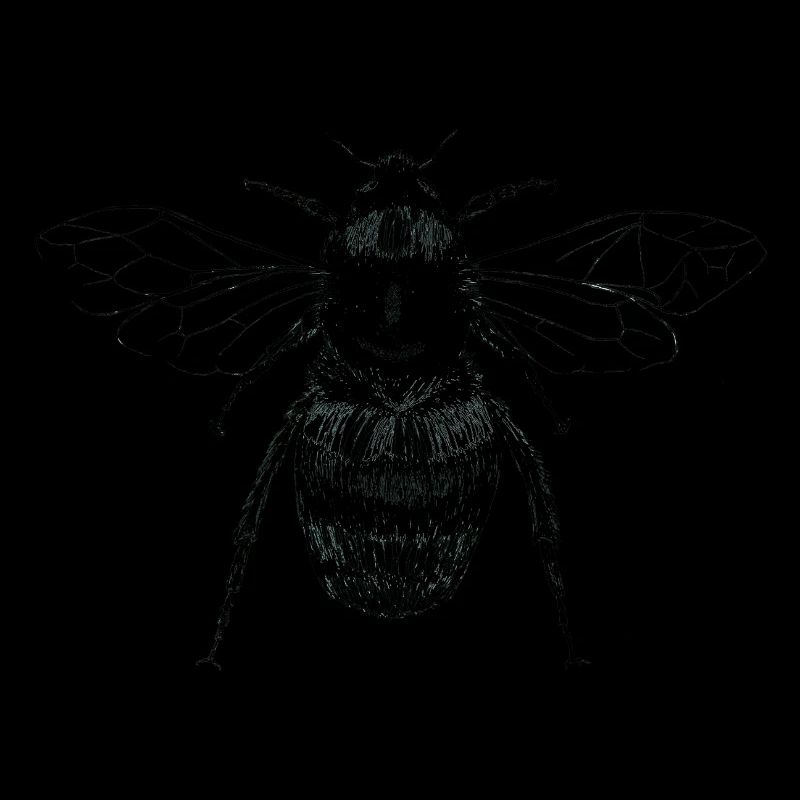 Minimalistische Hummel