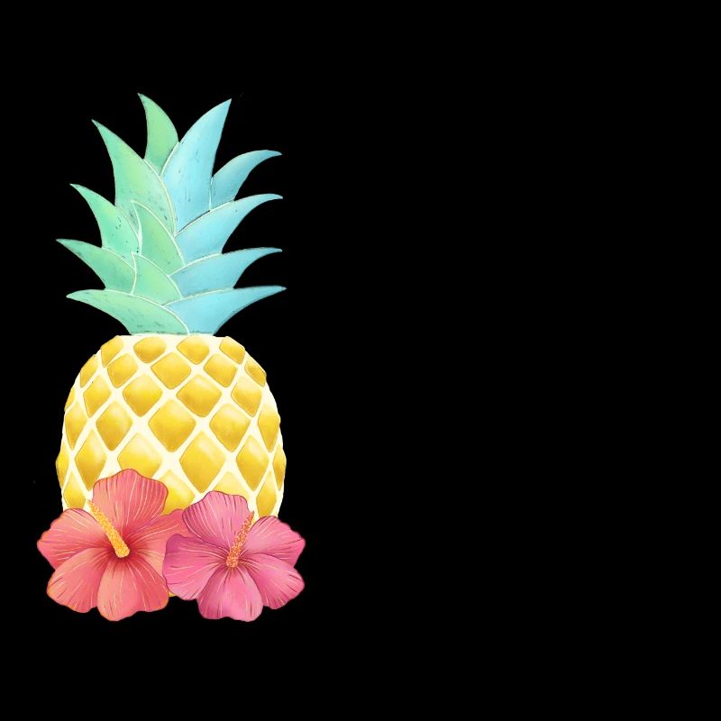 Summer paradise and pineapple