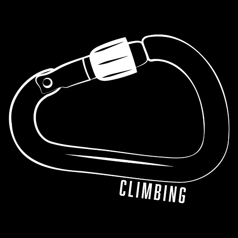 MOUSQUETON CLIMBING BLANC