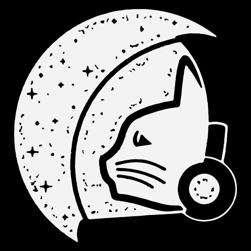 Illustration d’astronaute chat galactique