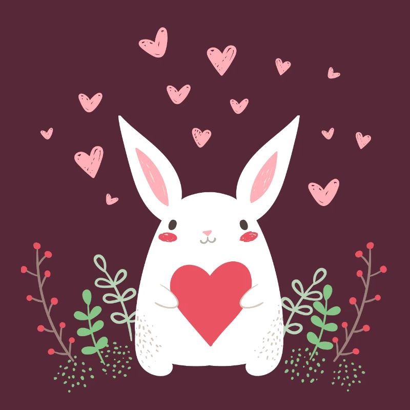 Eastern Bunny Easter Bunny Rabbit Ears Cute LOL