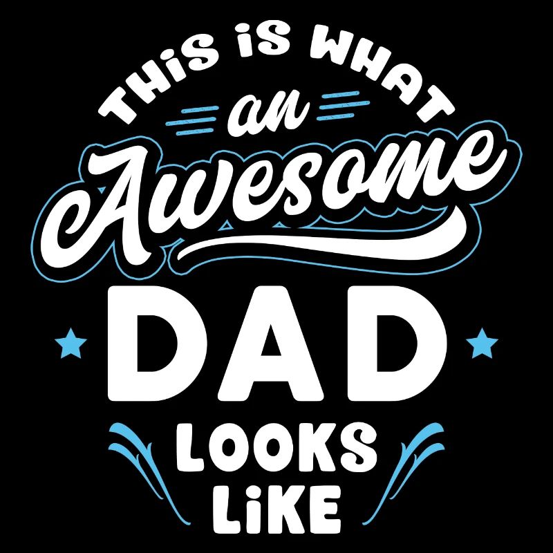 C'est ce qu'un papa impressionnant ressemble