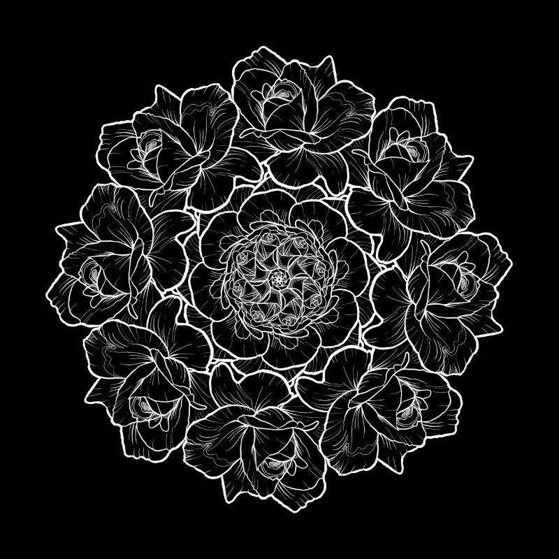 Rose bouquet - white
