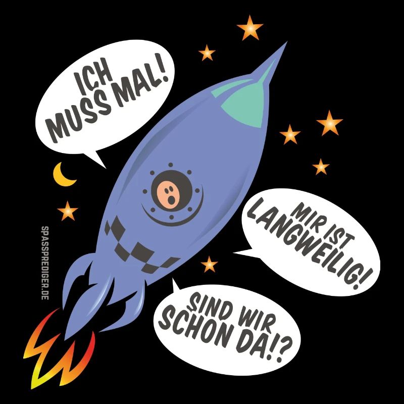 Astronaut in Rakete