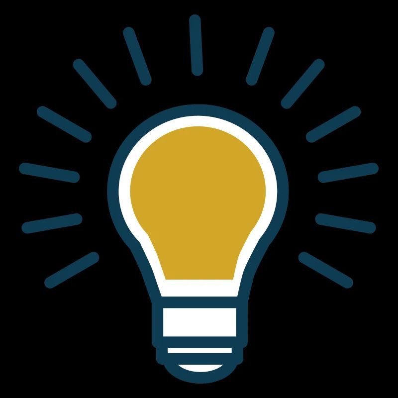Idee Glühbirne (Vectorgraphic)