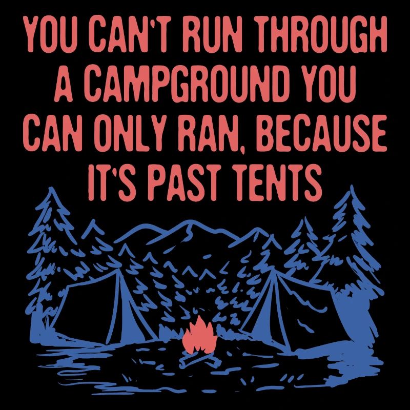 Impossible de courir à travers un terrain de camping Camping Randonnée