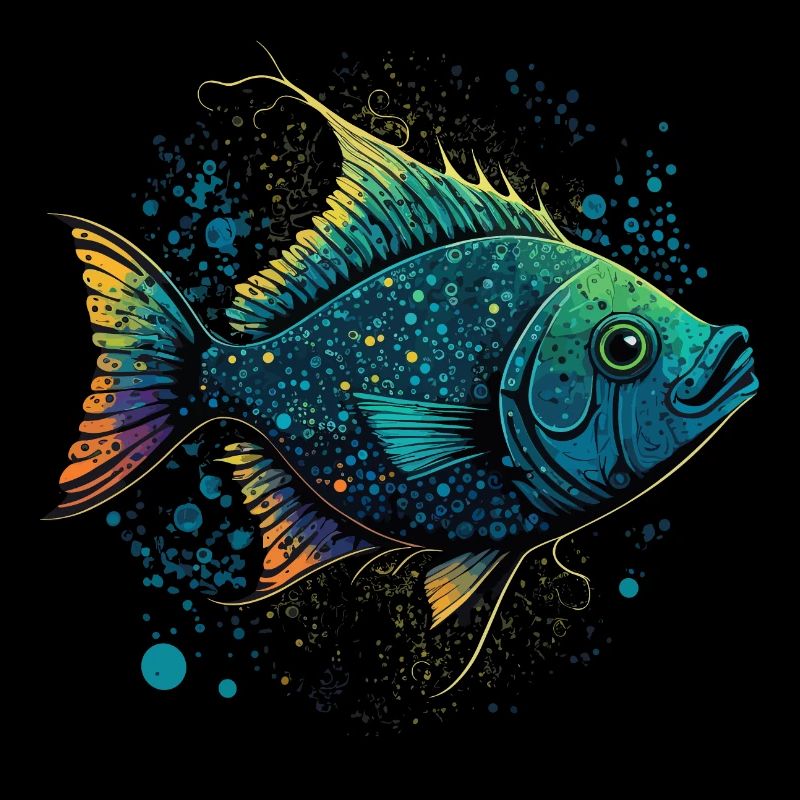 Fisch mit offenem Maul