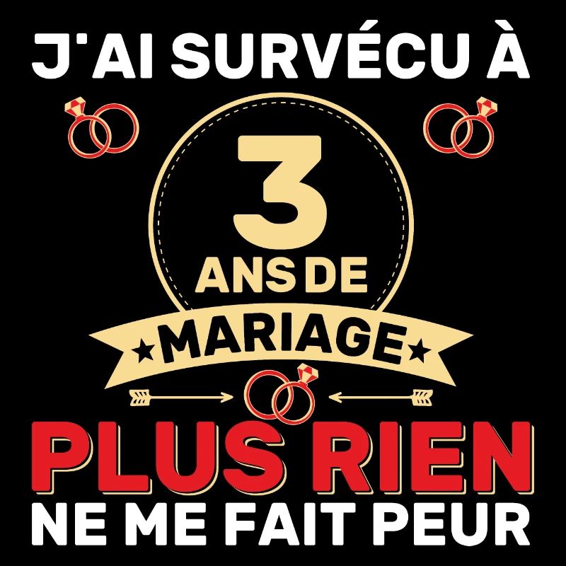 3 Ans De Mariage Noces De Coton Cadeau Mari 3eme