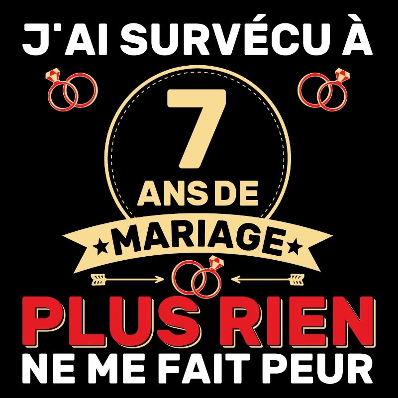 7 Ans De Mariage Noces De Coton Cadeau Mari 7eme