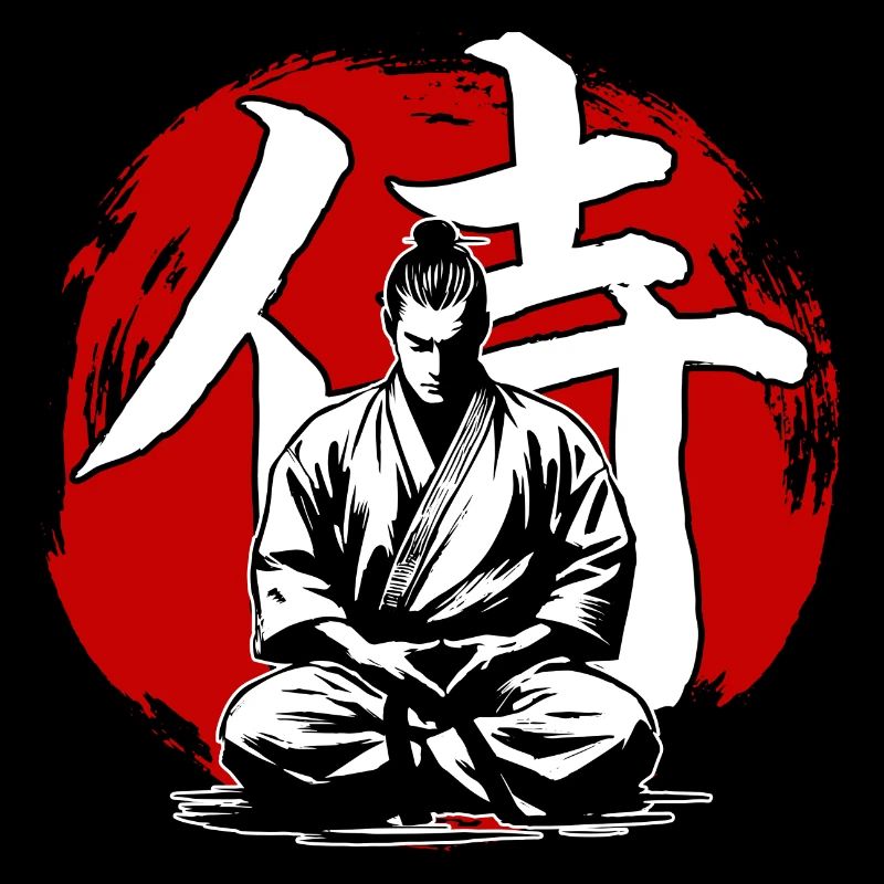 Samurai Ronin Karate Kimono Kampfkunst