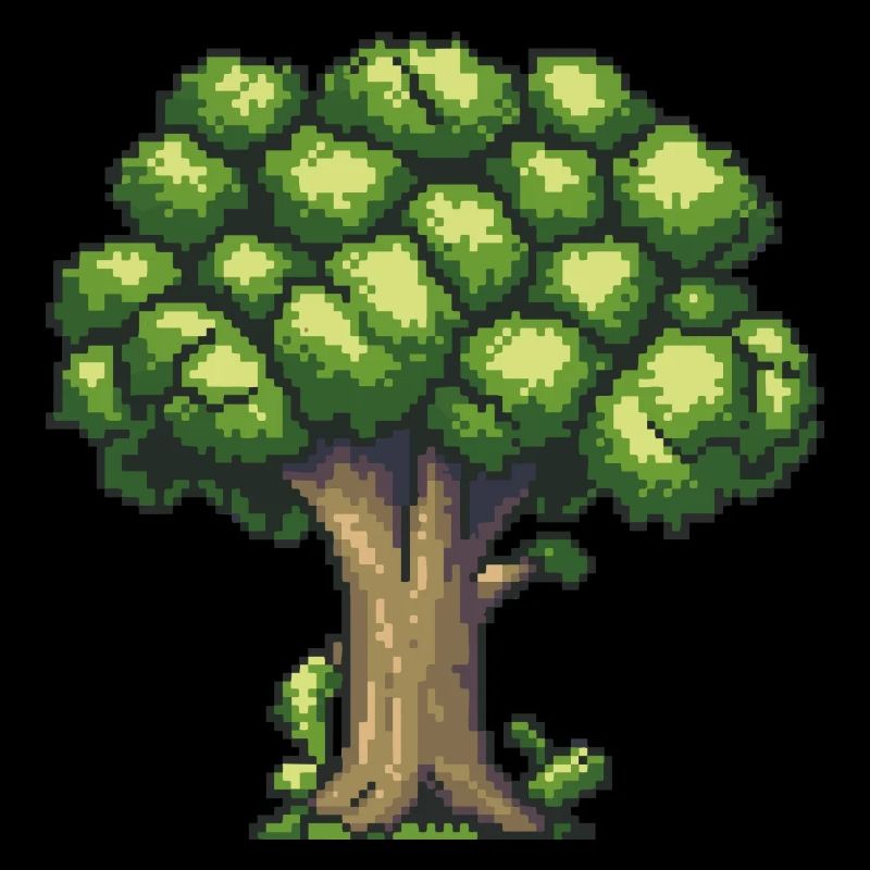 Icône pixel de brocoli