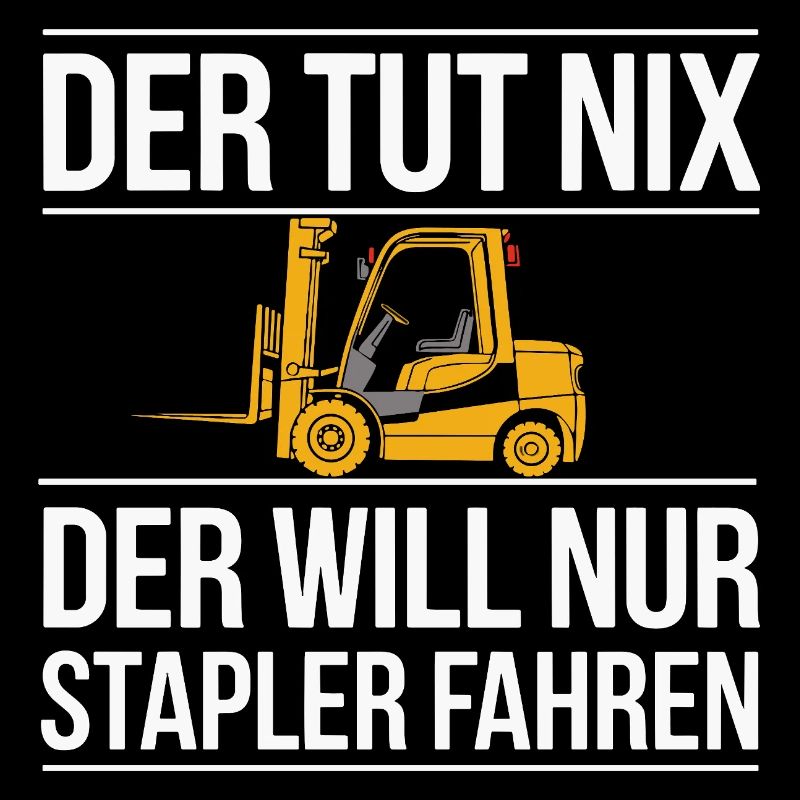 He doesn't do anything, he just wants to drive a forklift