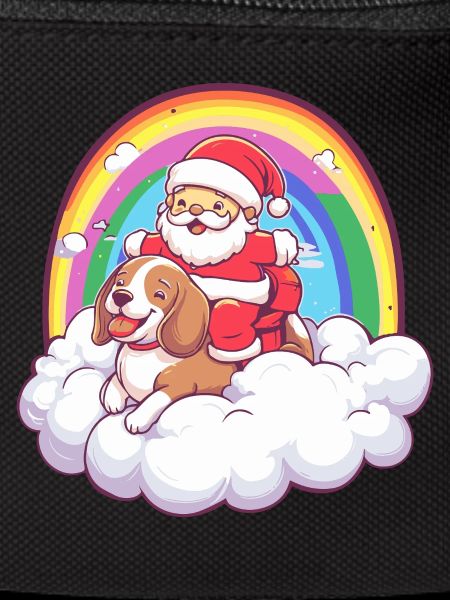 Beagle Hund Weihnachtsmann Weihnachten
