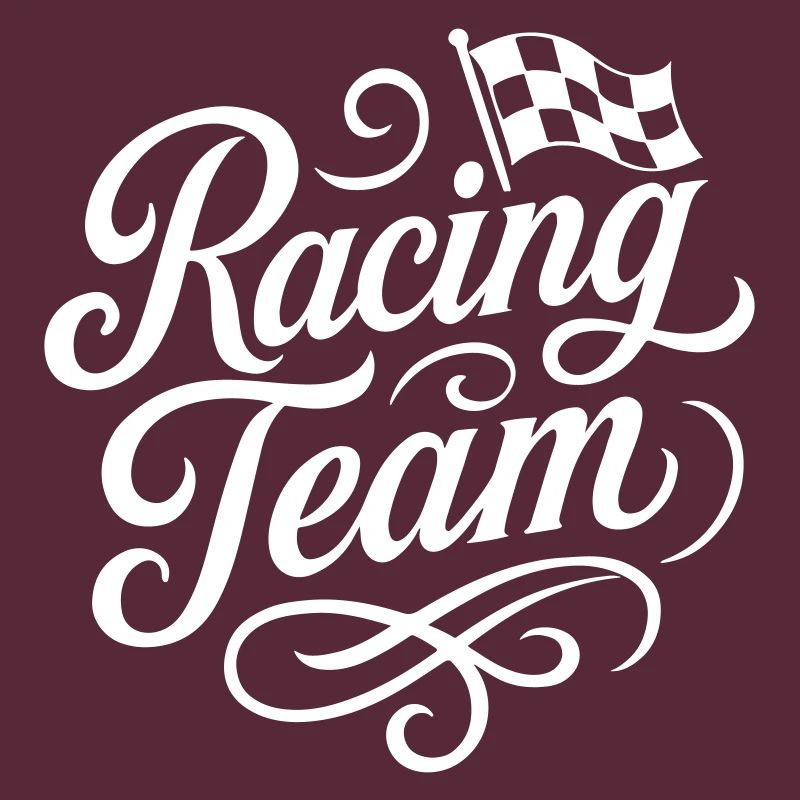 Drapeau de course de l’équipe de course