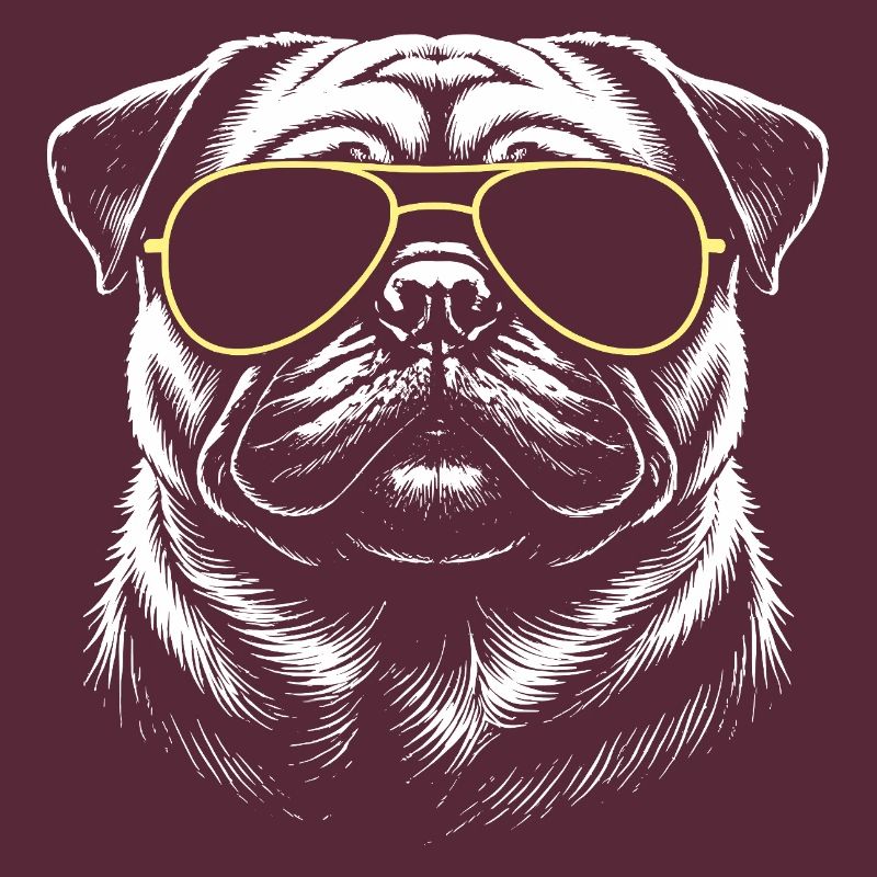 Mops Kopf