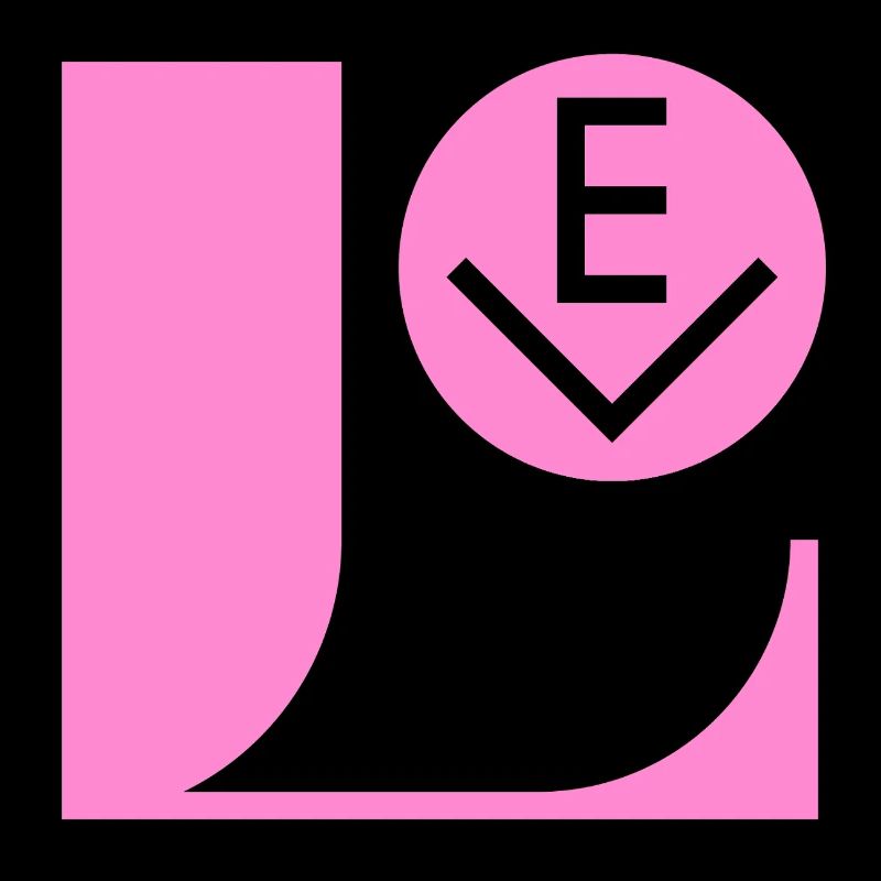 Kräftiger minimalistischer Pink Love Typographischer Druck