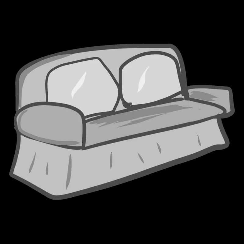 Sofa Symbol Wohnzimmer Möbel Grau