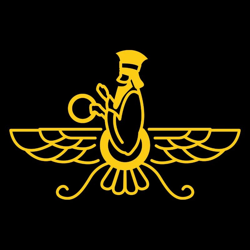 Shadow Image Gift Faravahar Zarathustra Symbol