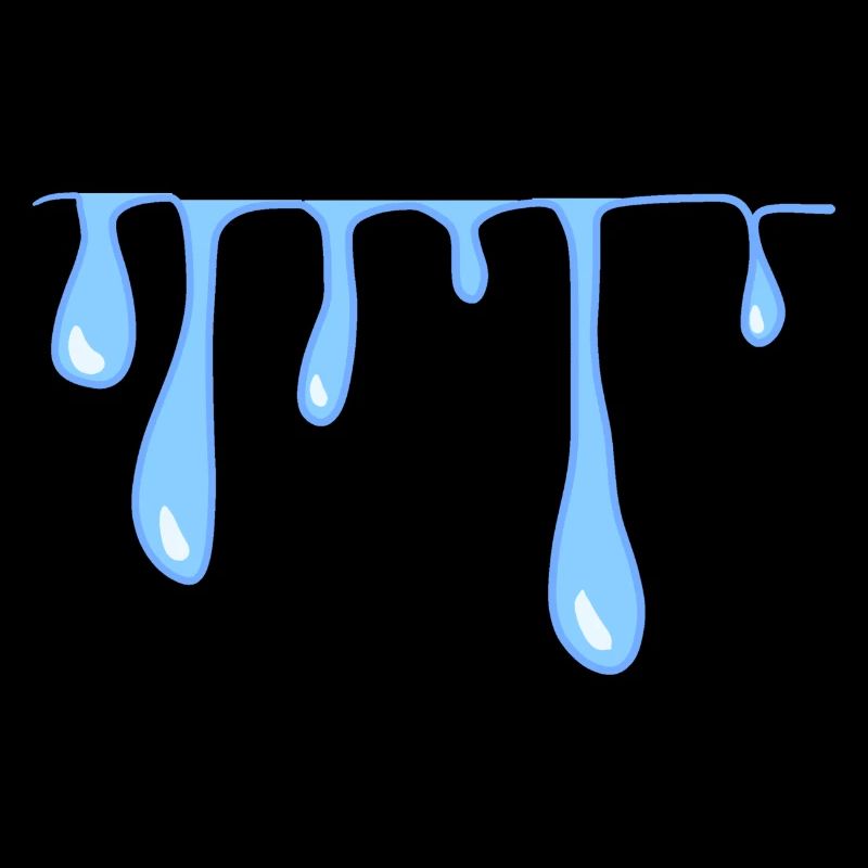water drops slime line pattern