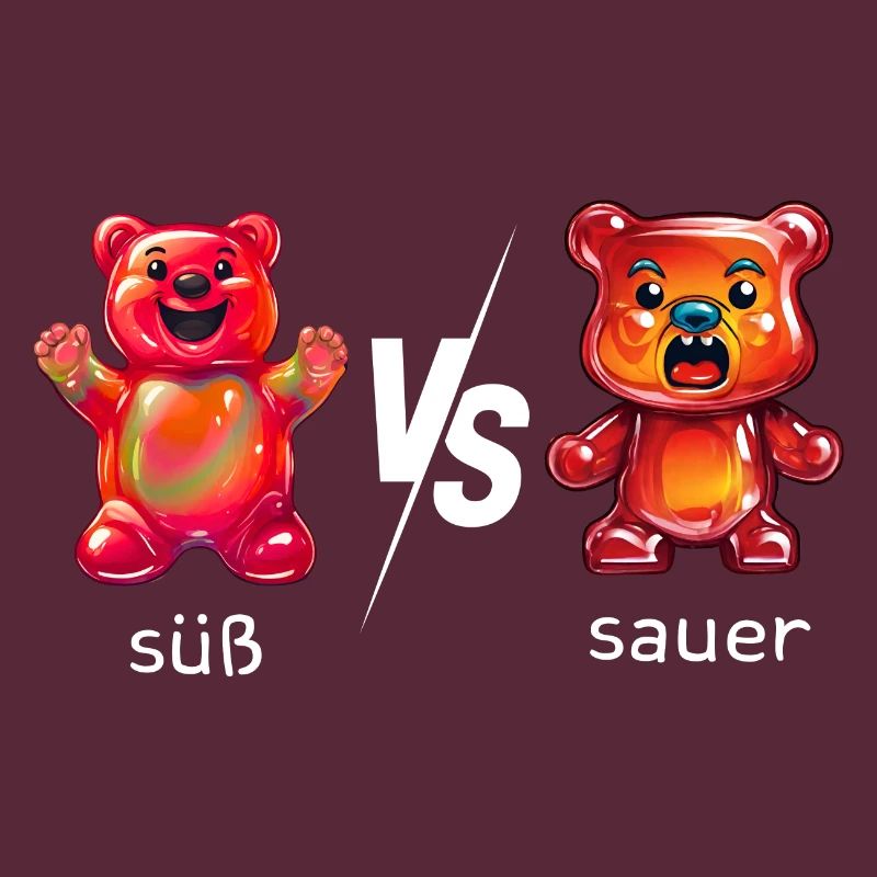 Süßes oder Saueres Gummibären