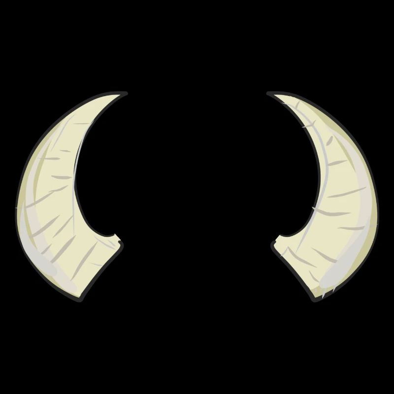 deux cornes cornes corne taureau bélier symbole